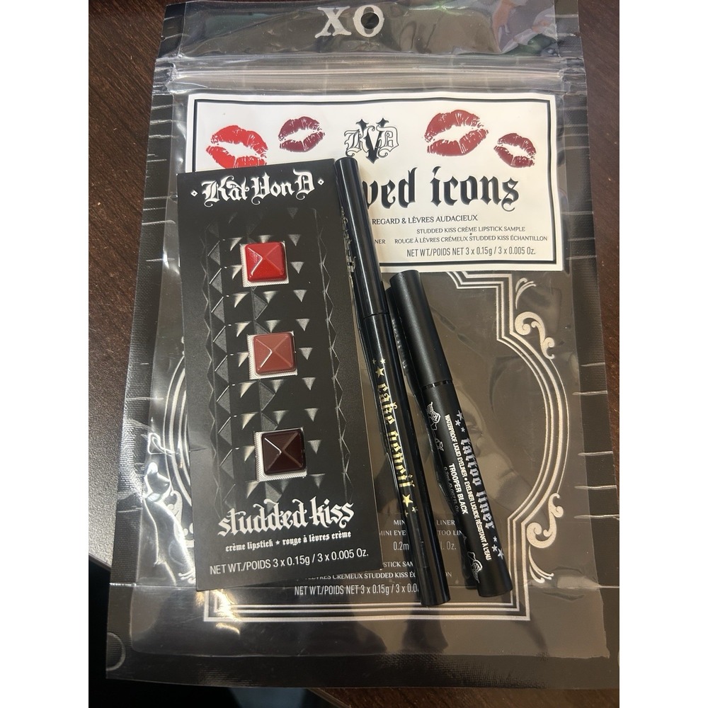 Kat Von D‎ Most Loved Icons Set. Eyeliner / Lipstick